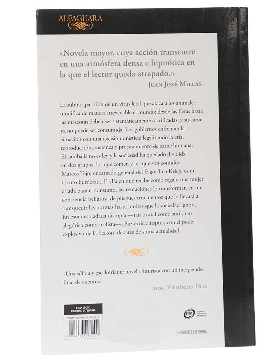 Libro Cadáver exquisito de Agustina Bazterrica