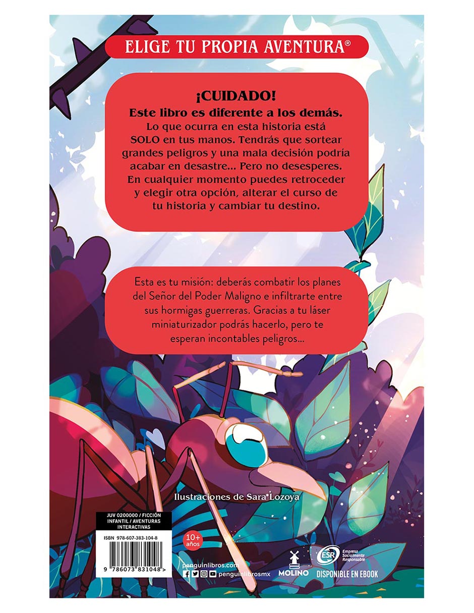 Libro Elige Tu Propia Aventura 7 Prisionero de Las Hormigas de R. A. Montgomery 2