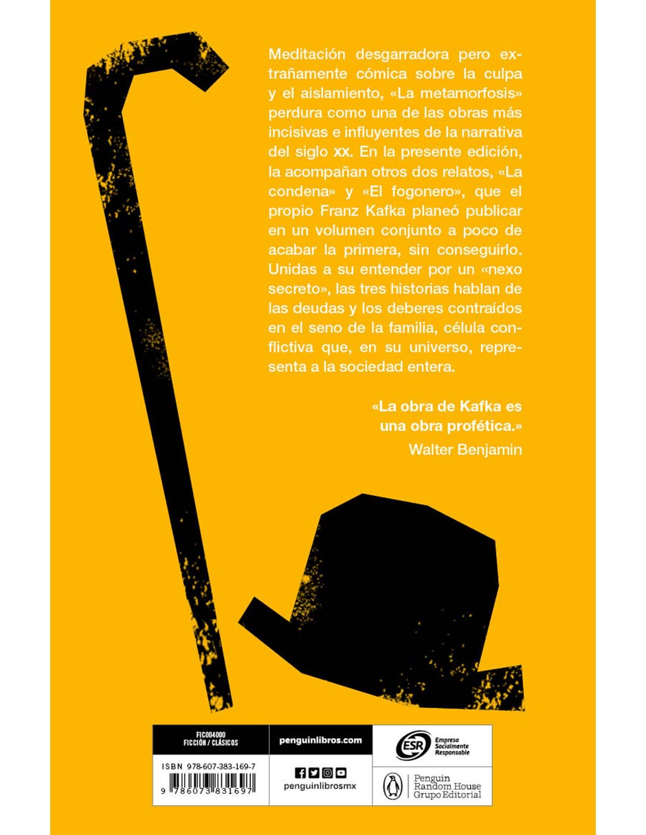 Libro La metamorfosis edicion conmemorativa de Franz Kafka 2