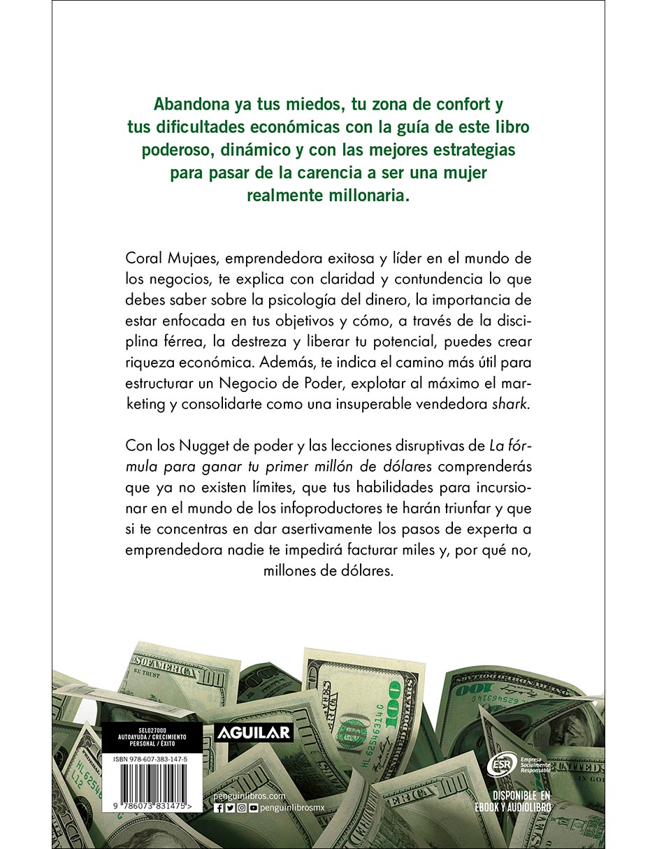 Libro La fórmula para ganar tu primer millón de dólares de Coral Mujaes 2