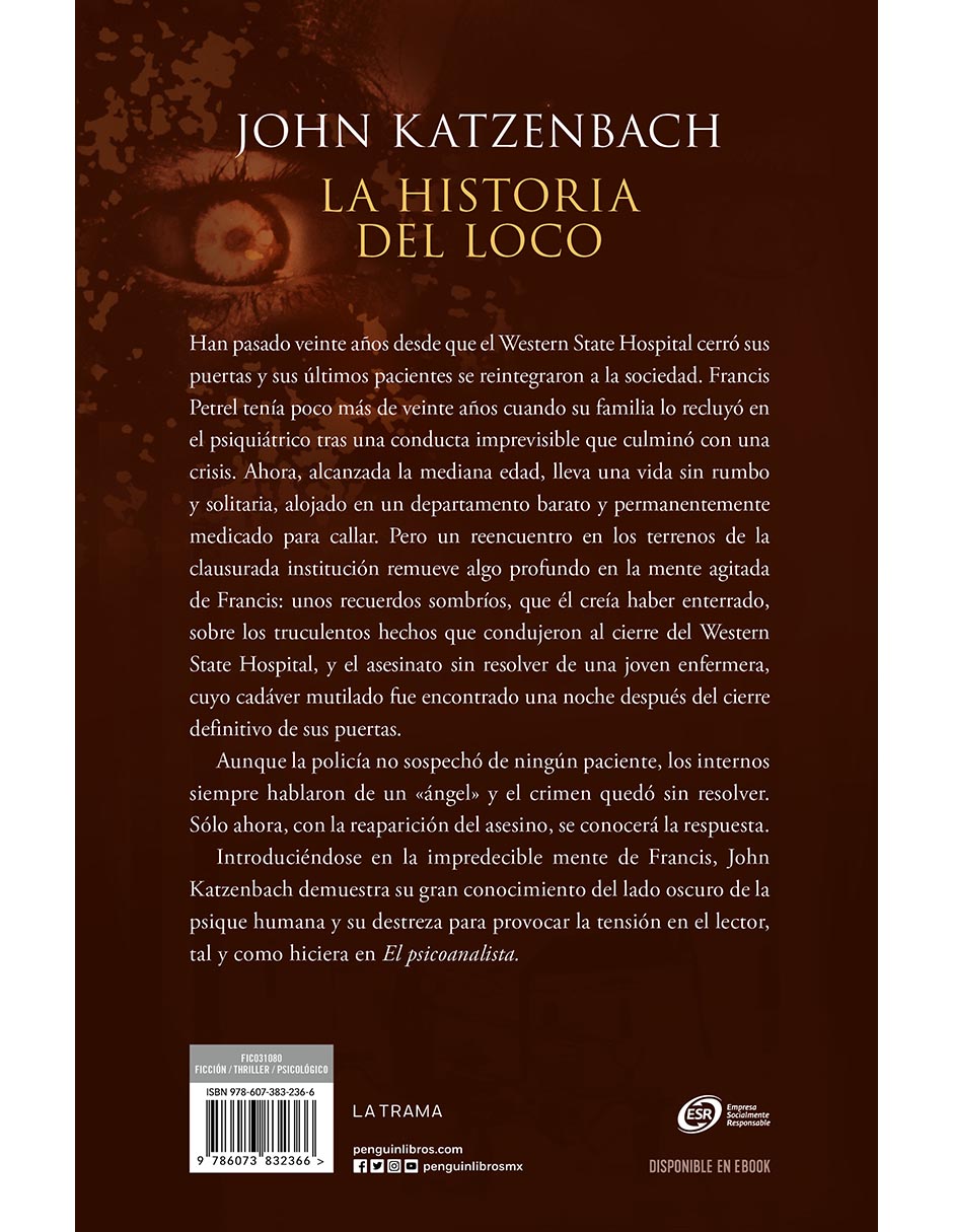 Libro La historia del loco de John Katzenbach 3