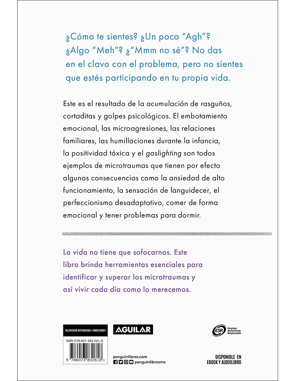Libro Microtraumas de Meg Arroll