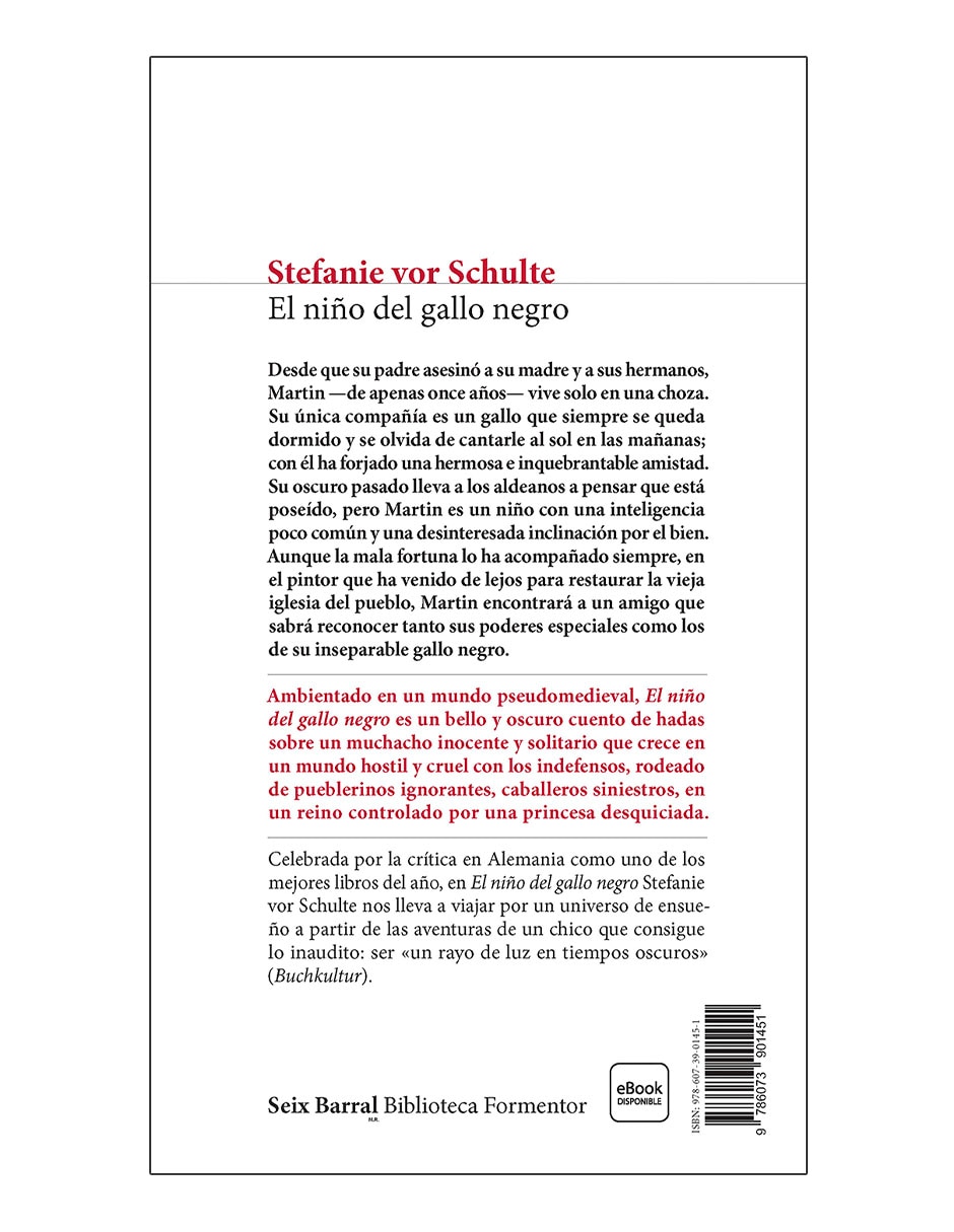 Libro El niño del gallo negro de Stefanie vor Schulte 4