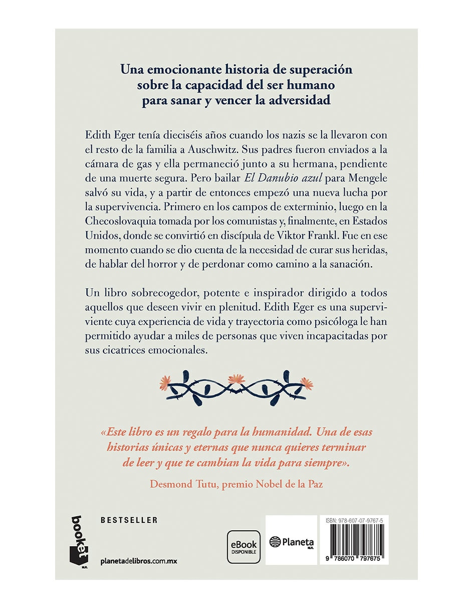 Libro La bailarina de auschwitz de Edith Eger