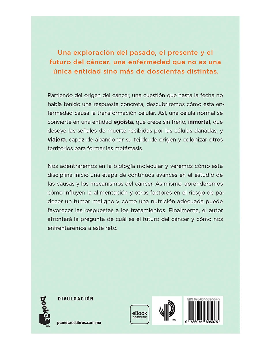 Libro Egoístas, inmortales y viajeras de Carlos López Otín