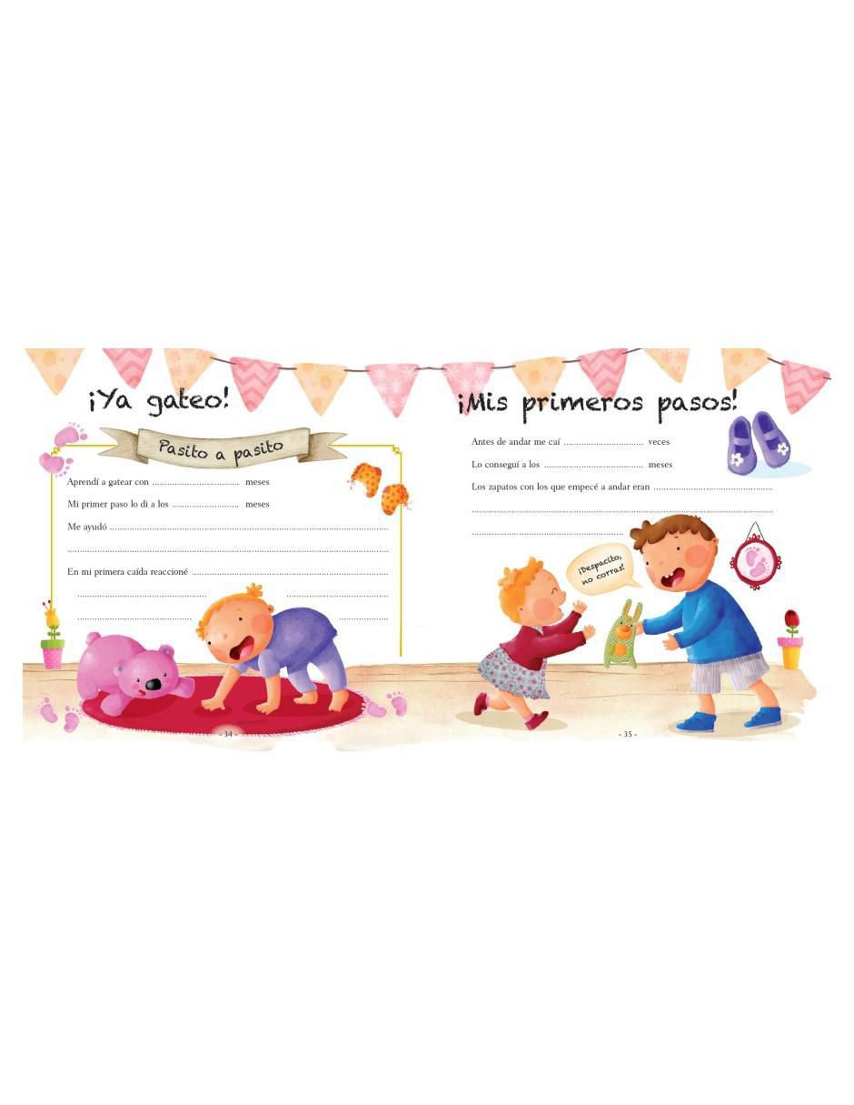 Libro Álbum del bebé niña de Marín 4
