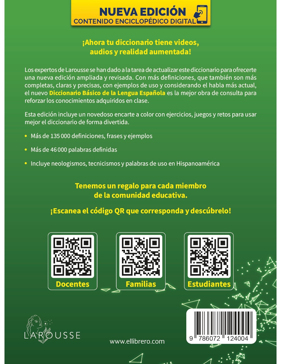 Libro Diccionario Básico Lengua Española de Ediciones Larousse 3