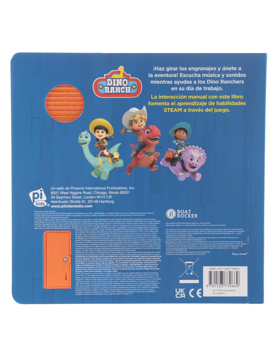 Libro ¡Dino Ranchers en acción! PI Kids 2