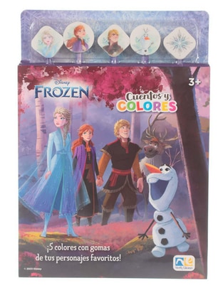 Libro Cuentos y colores Frozen de 1