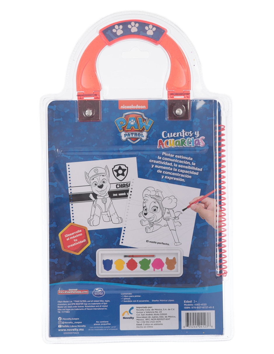 Libro Cuentos y Acuarelas Paw Patrol de Novelty