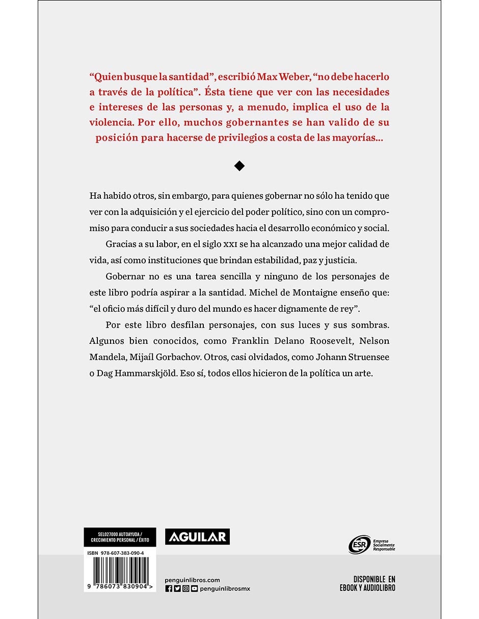 Libro Hombres de Gobierno de Gerardo Laveaga