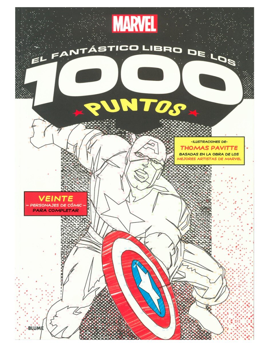 Libro El fantástico libro de los 1000 puntos Marvel de Tomas Pavitte Libro El fantástico libro de los 1000 puntos Marvel de Tomas Pavitte