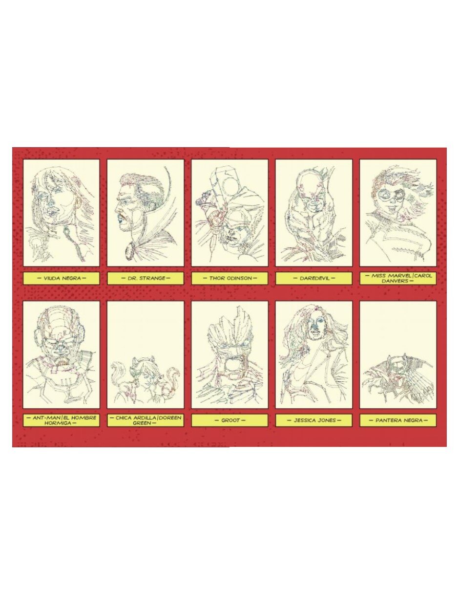 Libro El fantástico libro de los 1000 puntos Marvel de Tomas Pavitte 4