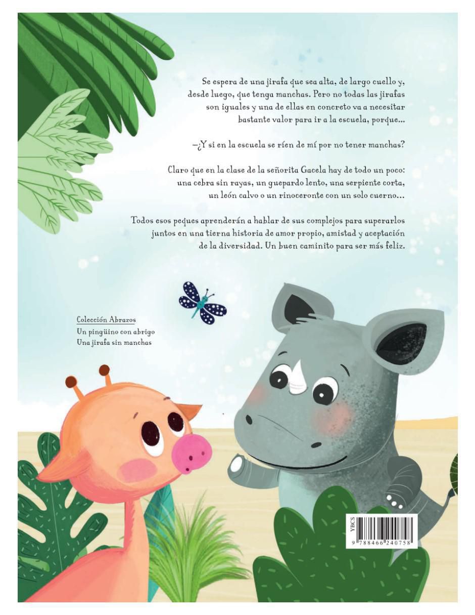 Libro Una jirafa sin manchas de Maria Mañeru