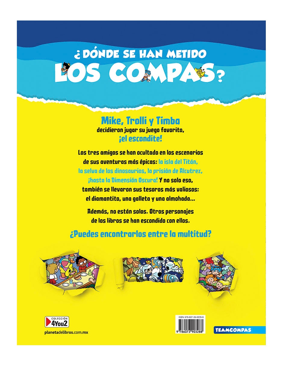 Libro El escondite de los compas de Mikecrack El Trollino y Timba Vk 4