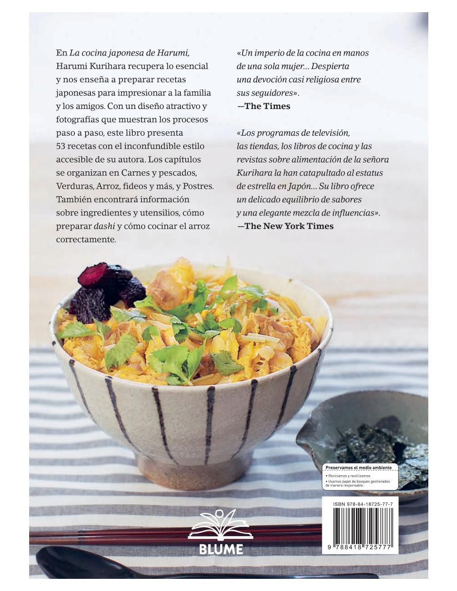 Libro La cocina japonesa de Harumi Kurihara