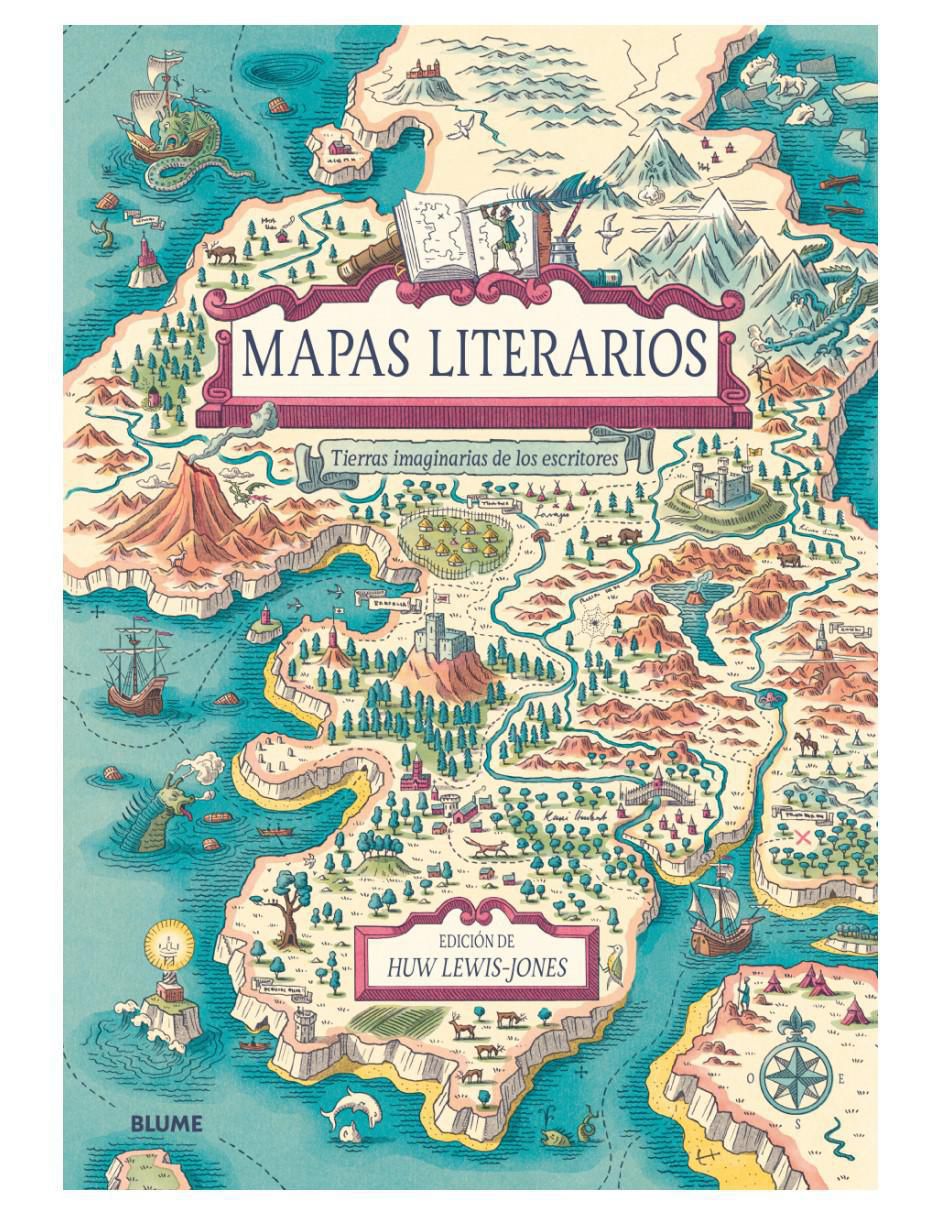 Libro Mapas Literarios de Huw Lewis-Jones
