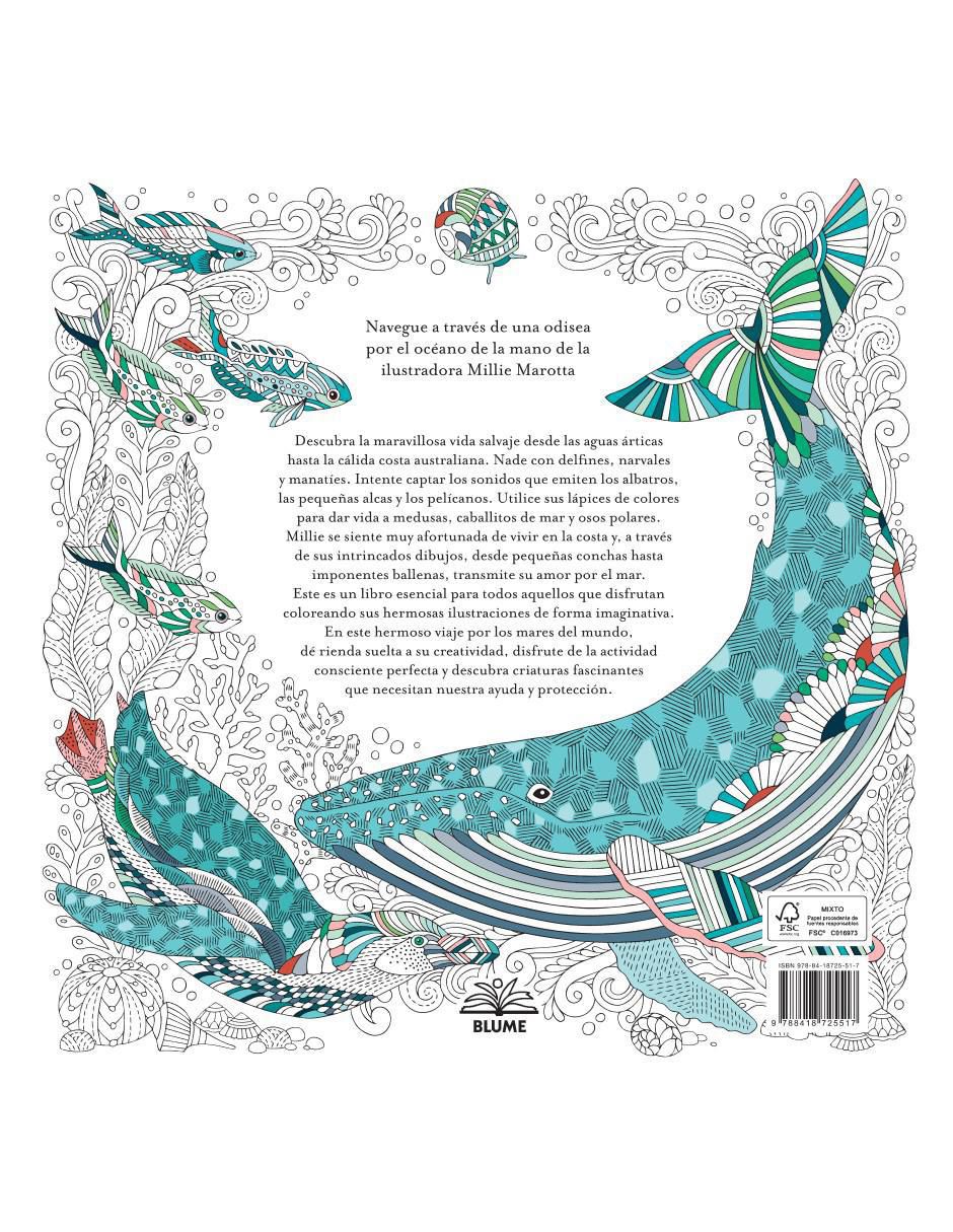 Libro Secretos del Mar de Millie Marotta