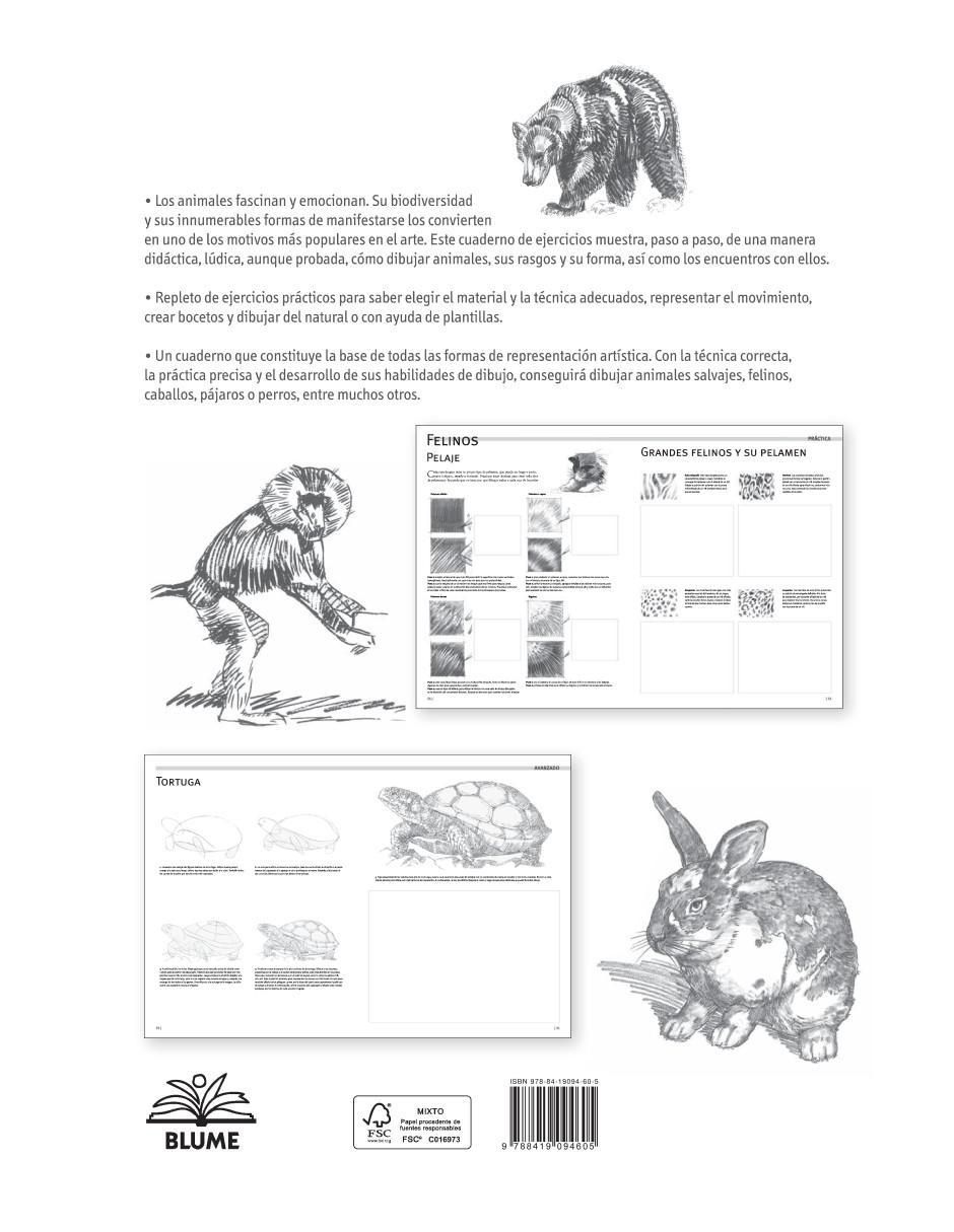 Libro Guía Completa de Dibujo. Animales Cuaderno de Ejercicios 3