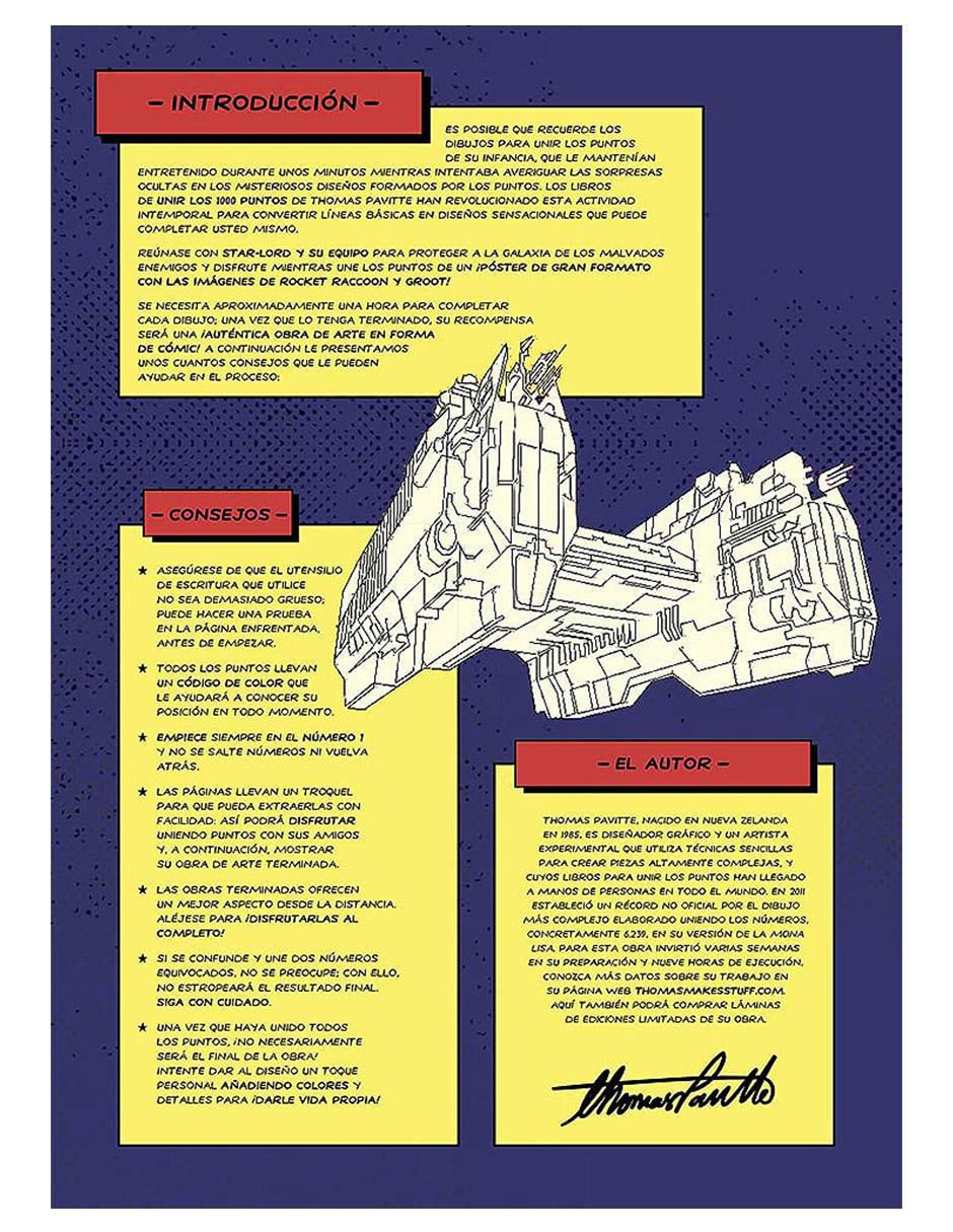 Libro Guardianes de la Galaxia Unir los 1000 puntos de Thomas Pavitte