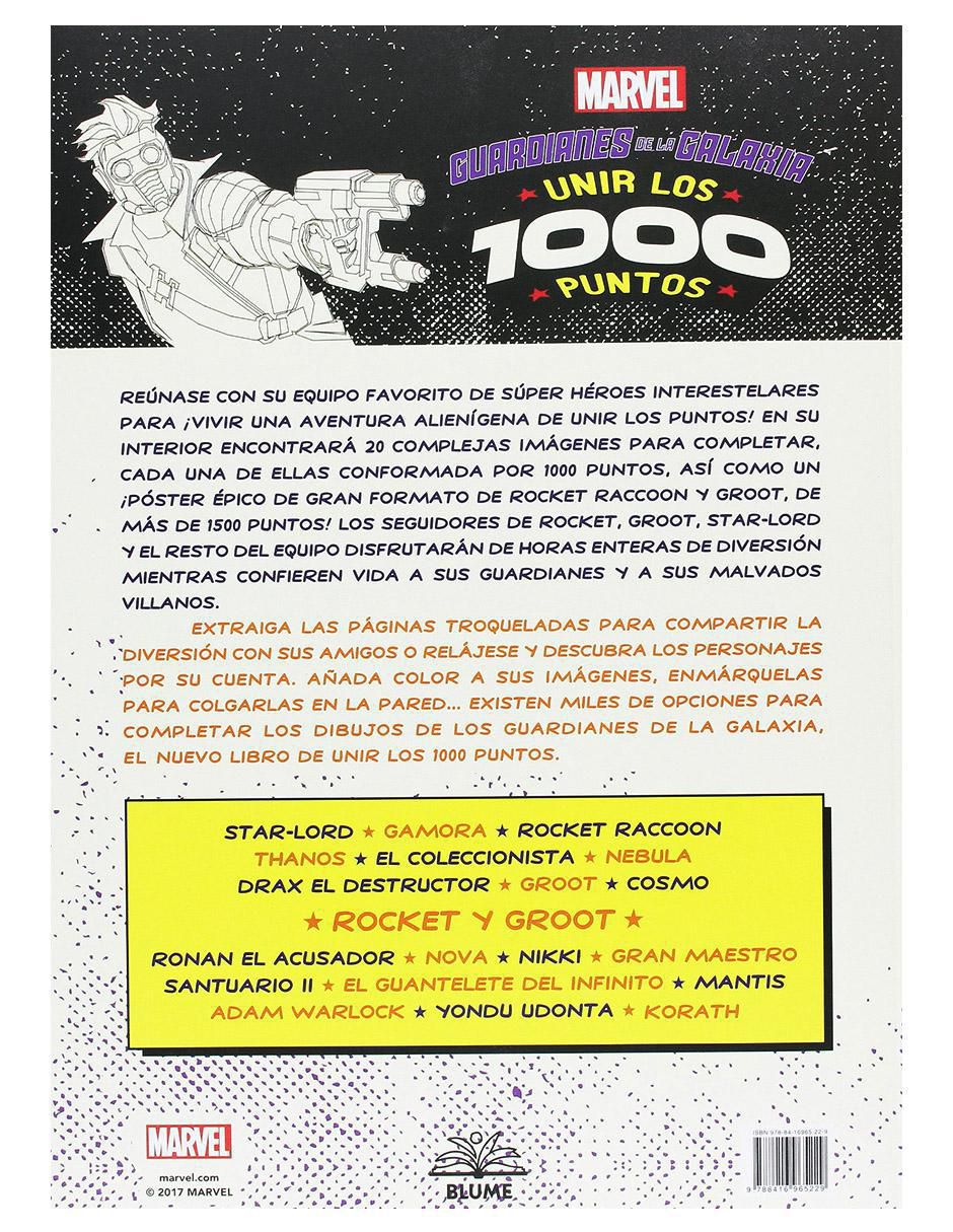 Libro Guardianes de la Galaxia Unir los 1000 puntos de Thomas Pavitte