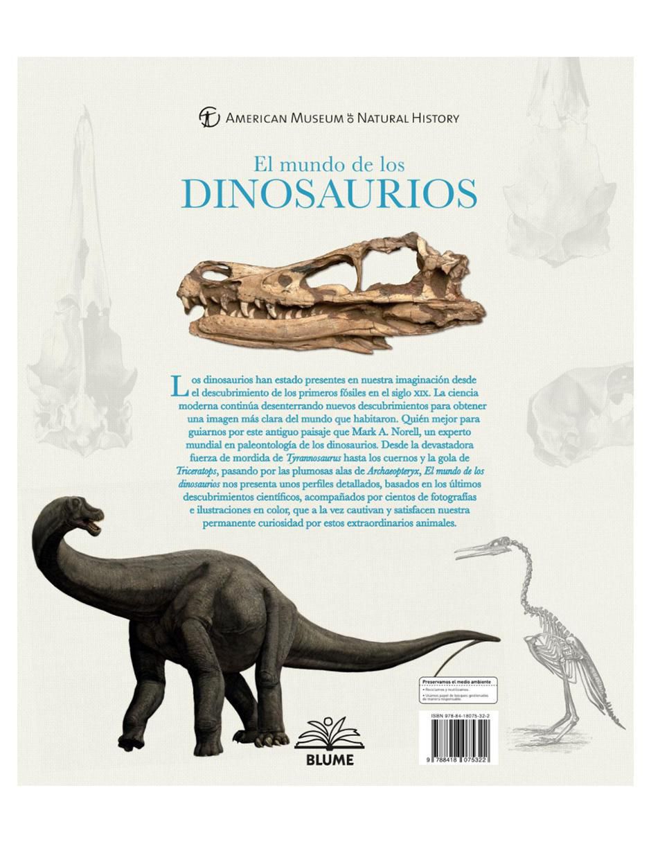 Libro El Mundo de los Dinosaurios de 2