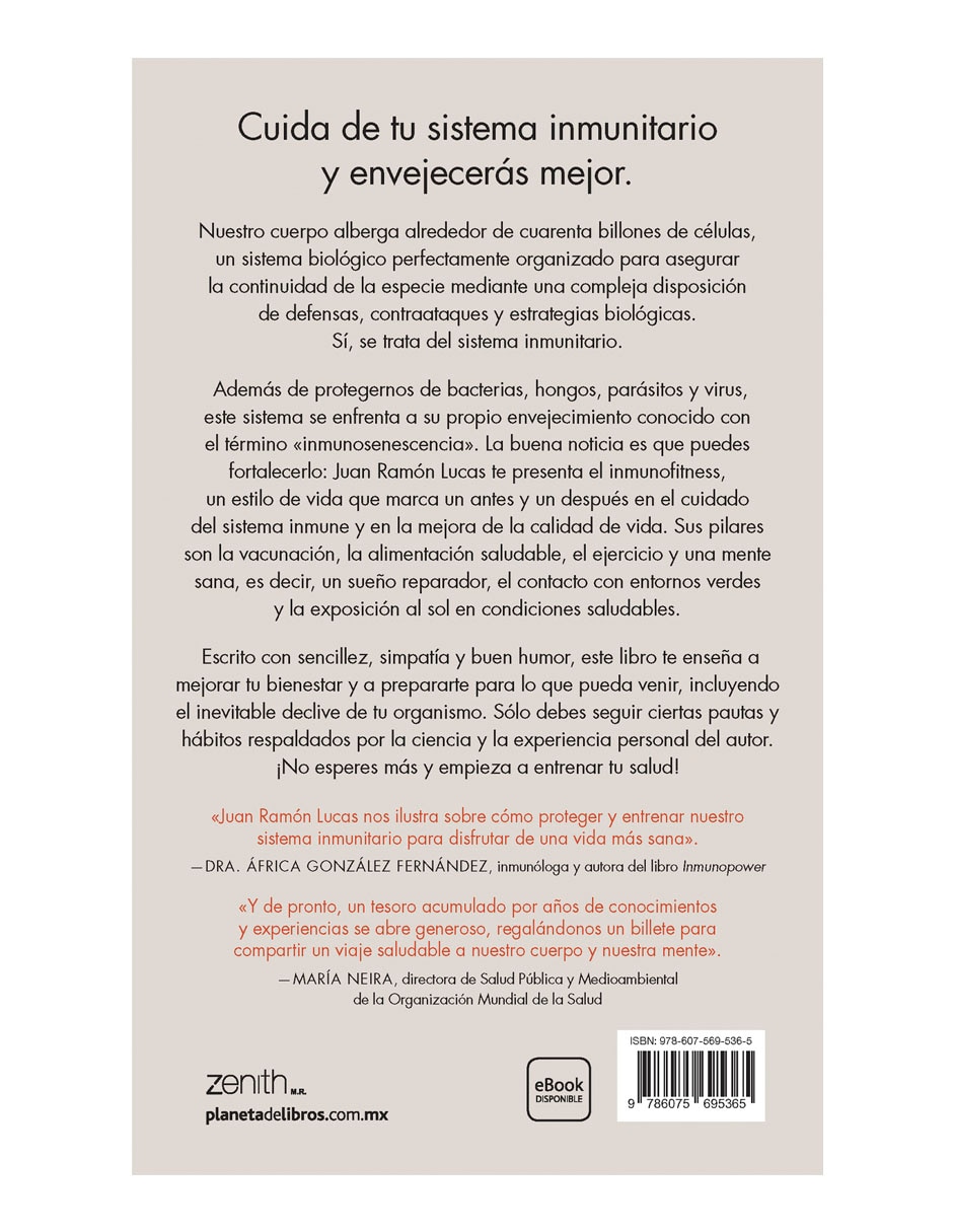 Inmunofitness: La salud también se entrena de Juan Ramón Lucas 3