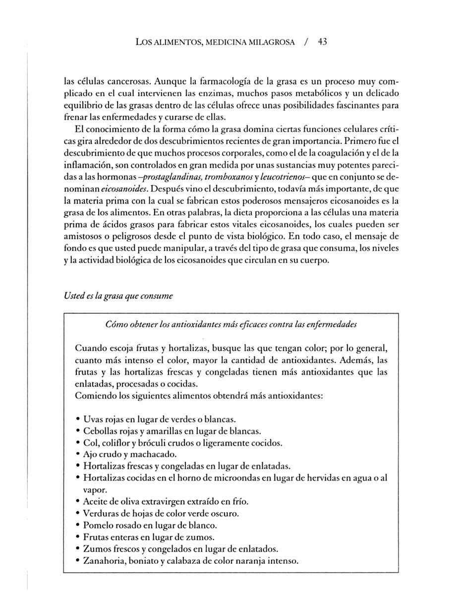 Libro Los alimentos. Medicina milagrosa de Jean Carper