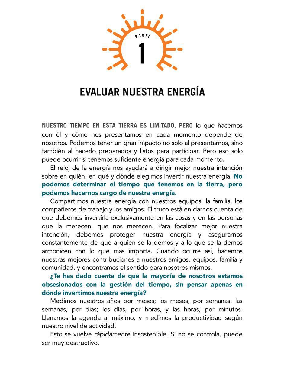Libro Tu Reloj Energético: Cómo Recargar Tu Energía Diaria de Molly Fletcher