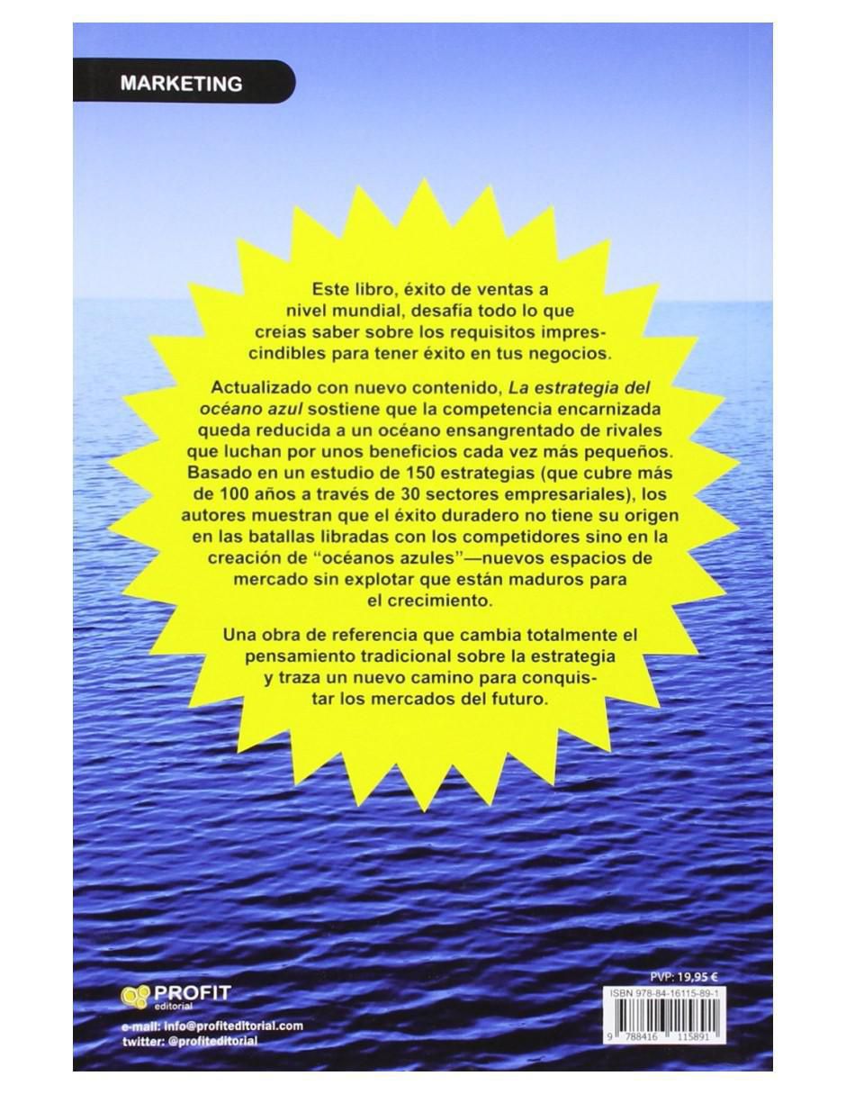 Libro La estrategia del océano azul de W. Chan Kim Y Renée Mauborgne