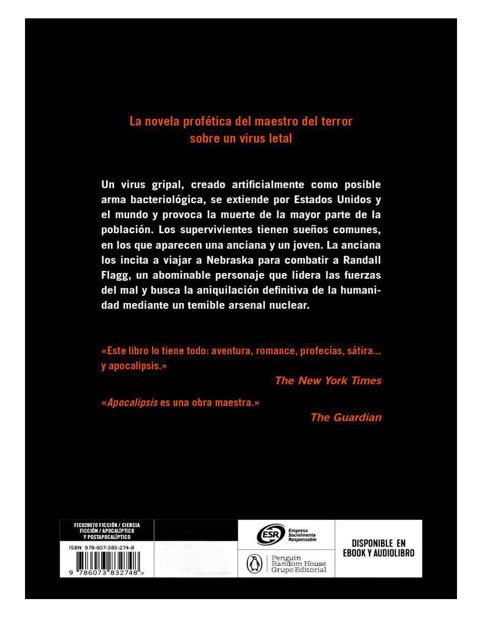 Libro Apocalipsis de Stephen King