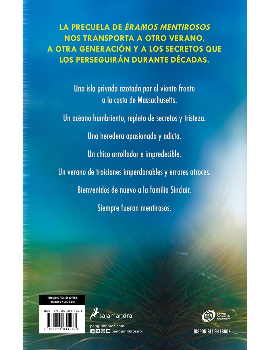 Libro Una familia de mentirosos de E. Lockhart 3