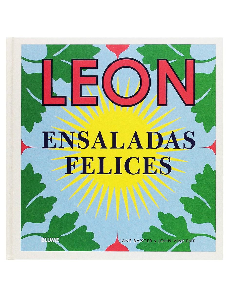 Libro Leon: Ensaladas Felices de Jane Baxter / John Vincent Libro Leon: Ensaladas Felices de Jane Baxter / John Vincent