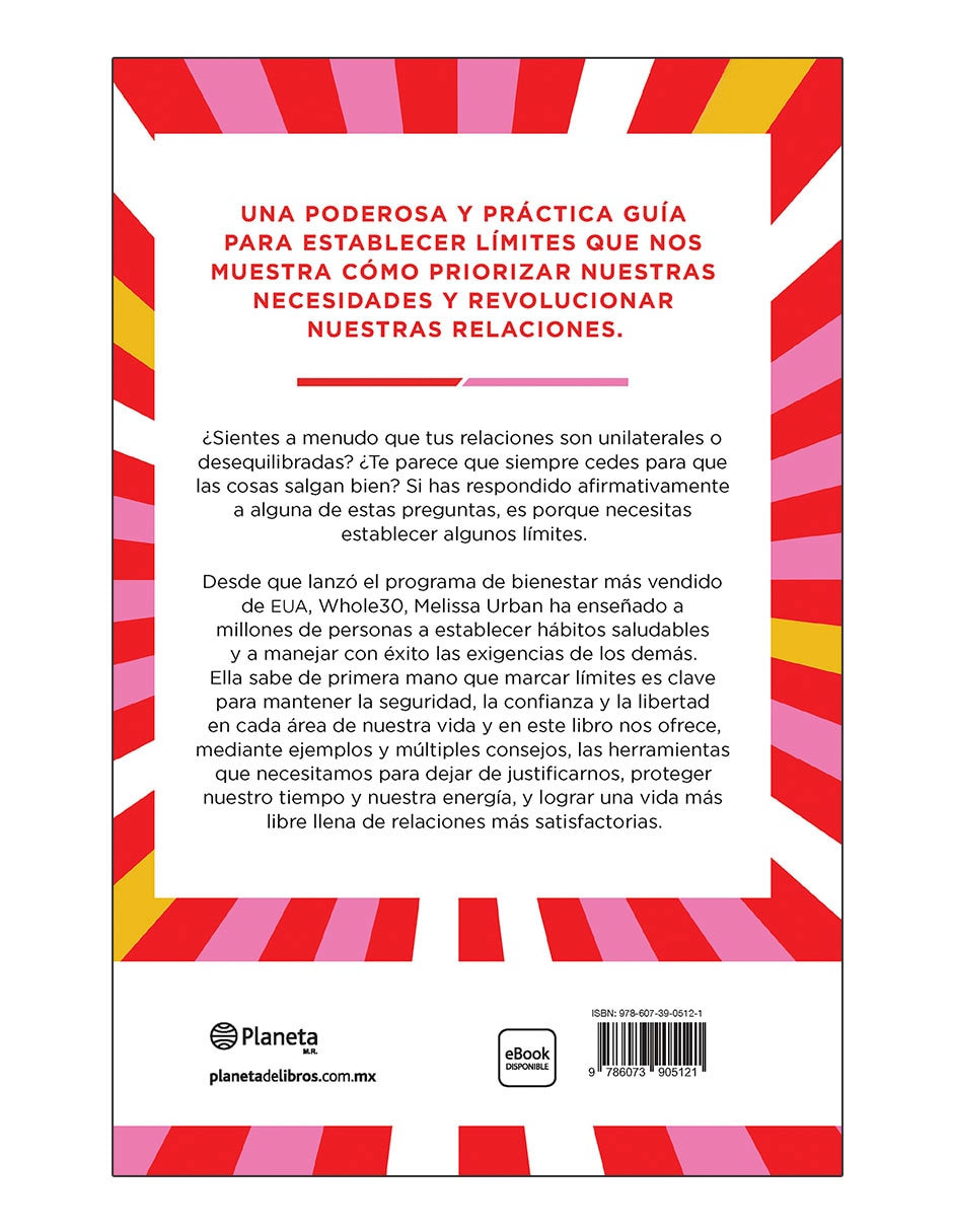 El libro de los limites de Melissa Urban