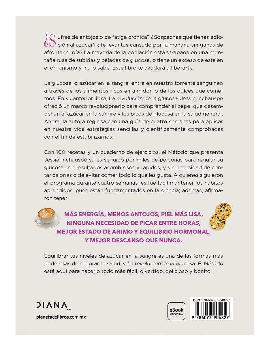 Libro La revolución de la glucosa el método de Jessie Inchauspé
