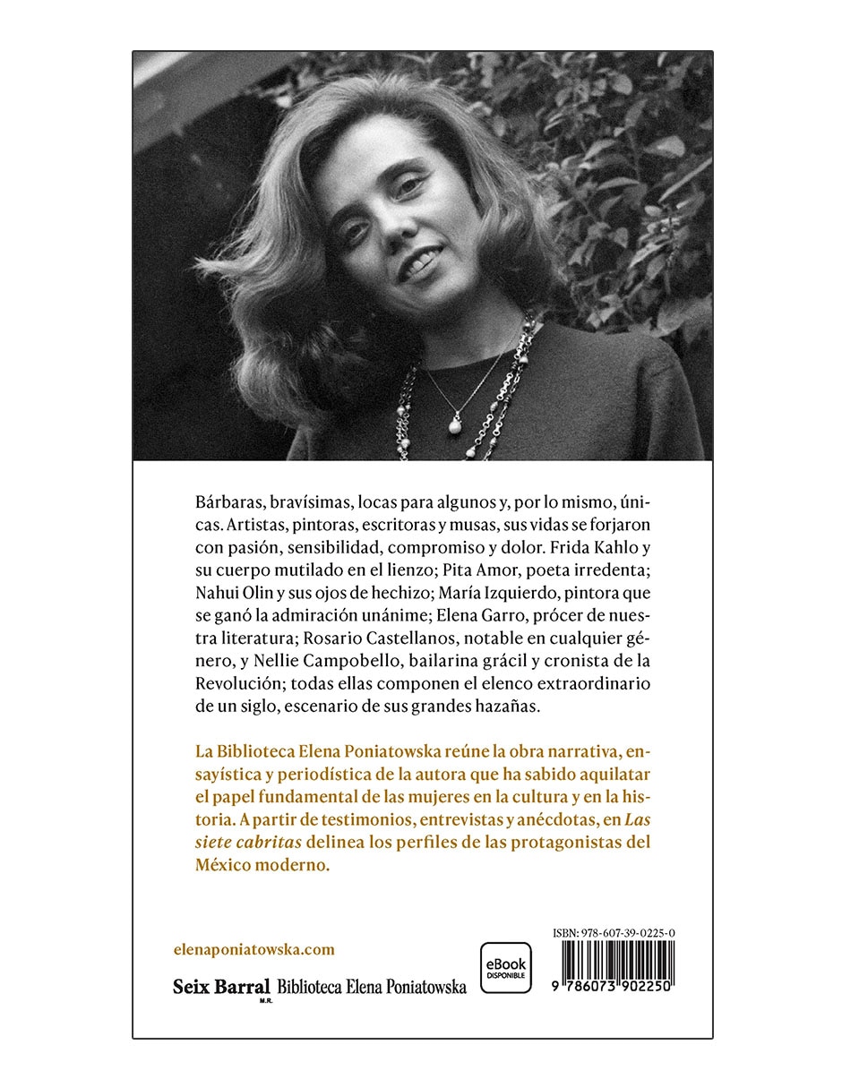 Libro Las Siete Cabritas de Elena Poniatowska