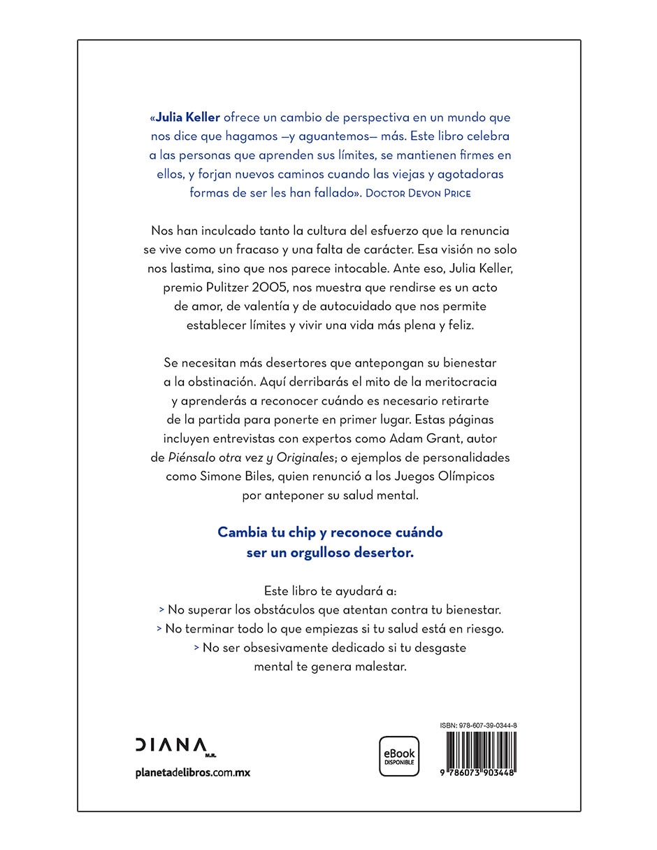 Libro Rendirse una estrategia de vida de Julia Keller