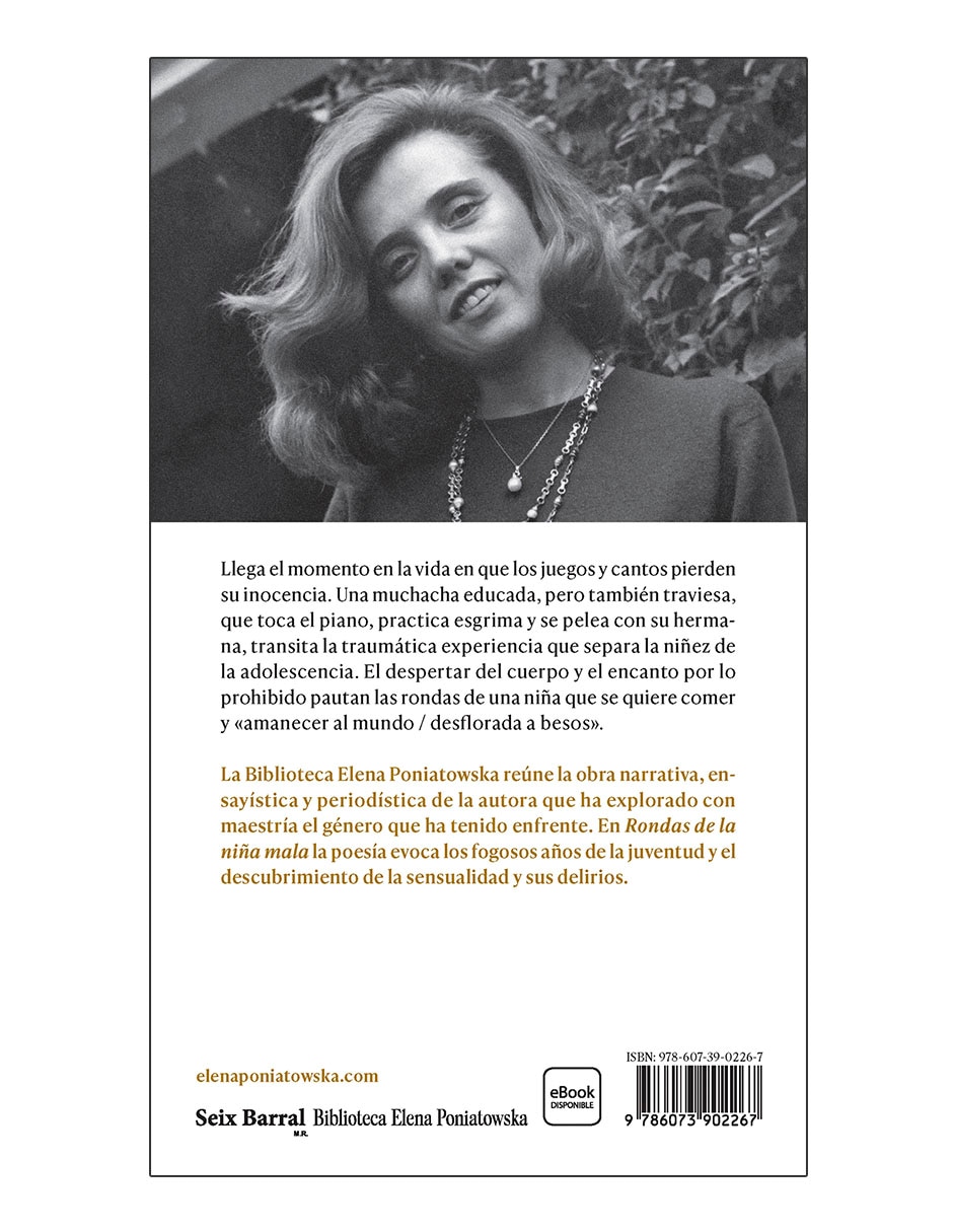 Libro Rondas de la niña mala de Elena Poniatowska 4