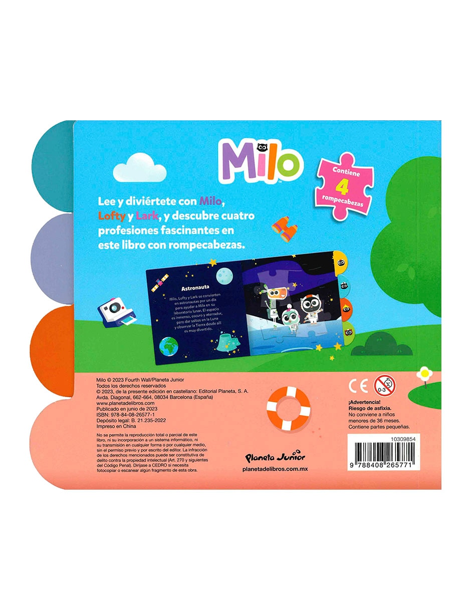 Mi primer libro con puzles de Milo 4