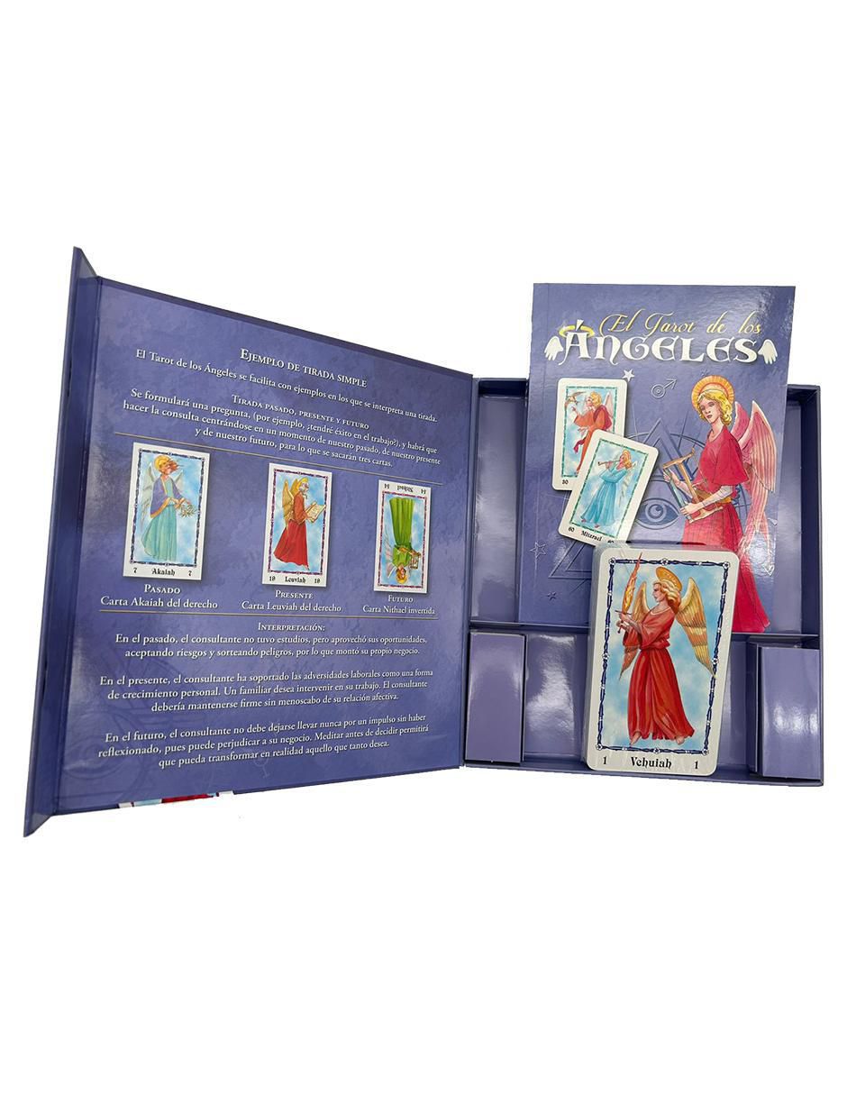 Libro El Tarot de los Ángeles Manual Práctico + 72 cartas de Varios Autores