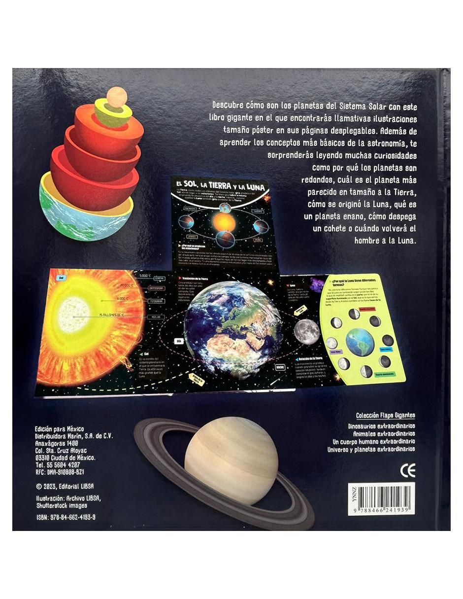 Libro Universo y planetas extraordinarios con flaps gigantes de Lola Maeso