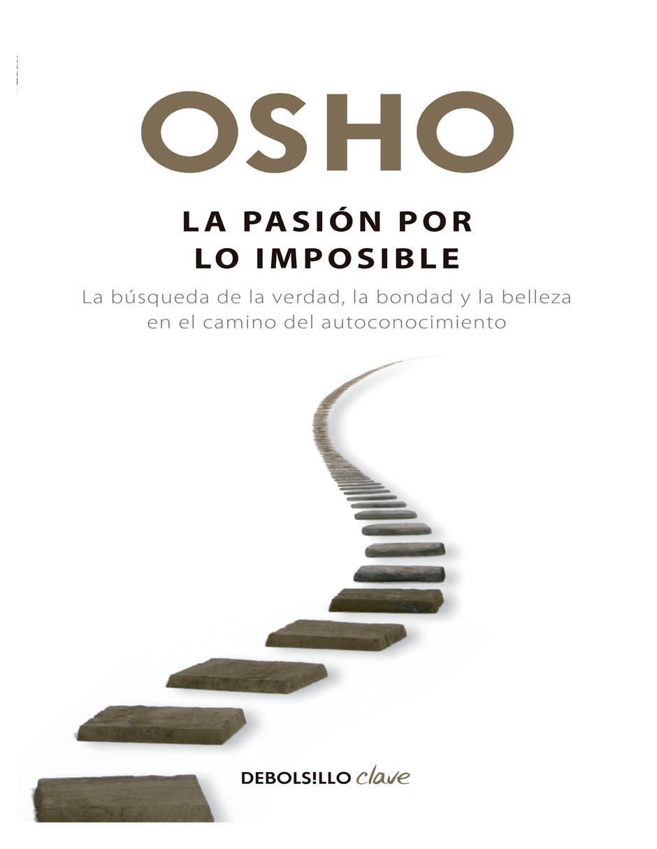 Libro La pasión por lo imposible de Osho Libro La pasión por lo imposible de Osho