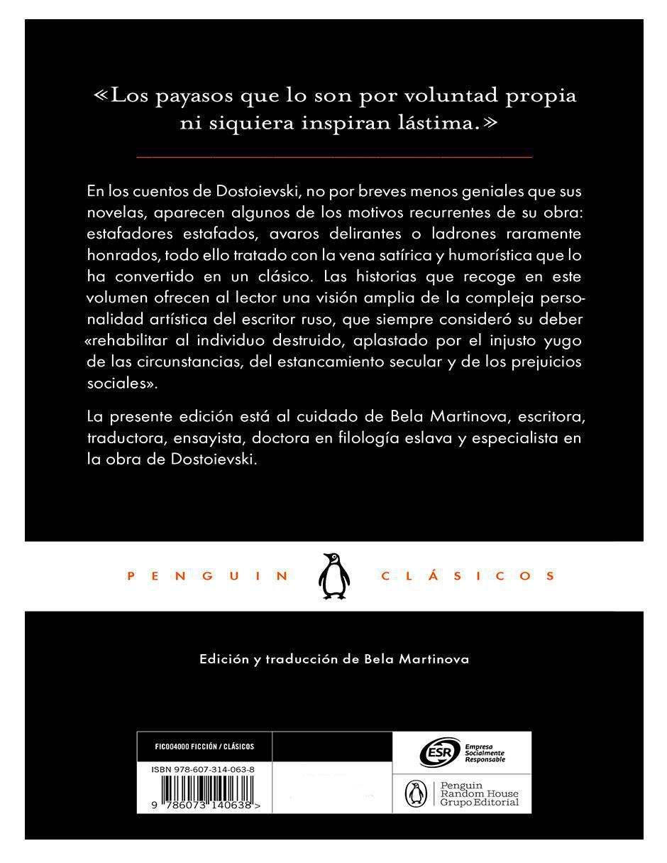 Libro Cuentos de Fiódor M. Dostoievski