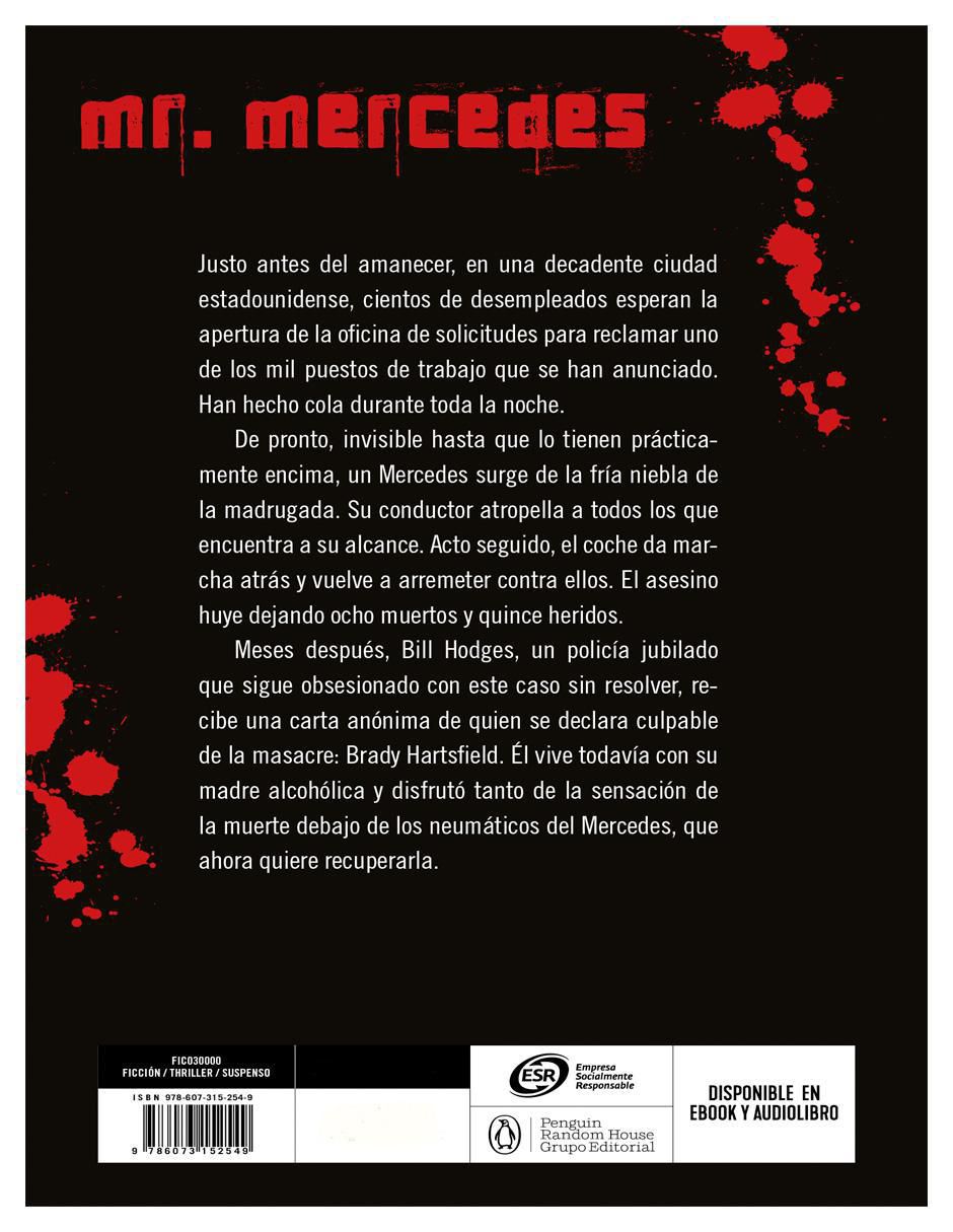 Libro Mr. Mercedes de Stephen King