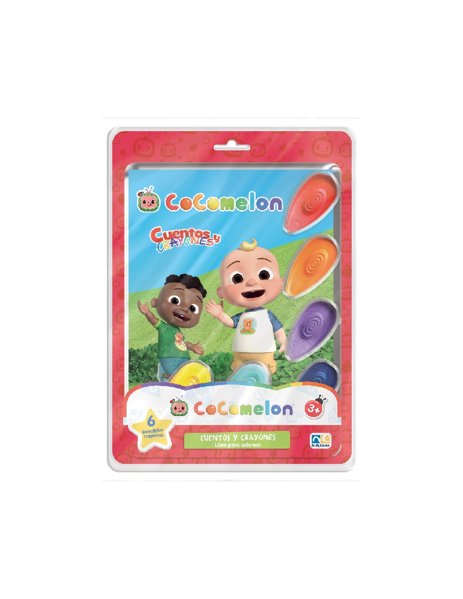 Libro Cuentos y crayones cocomelon de Novelty