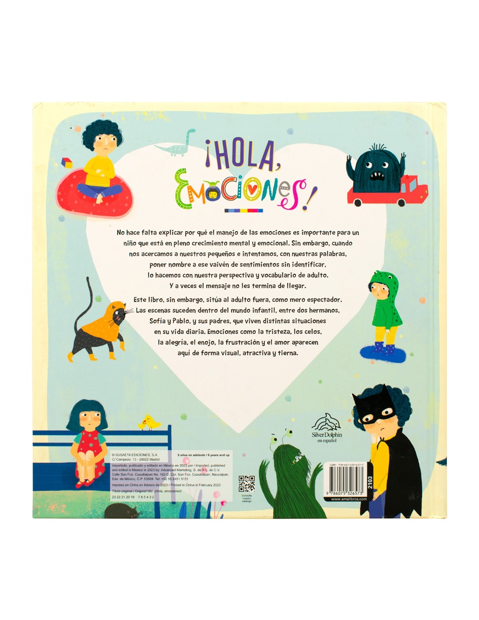 Libro ¡Hola, emociones! de Verónica Chamorro 2