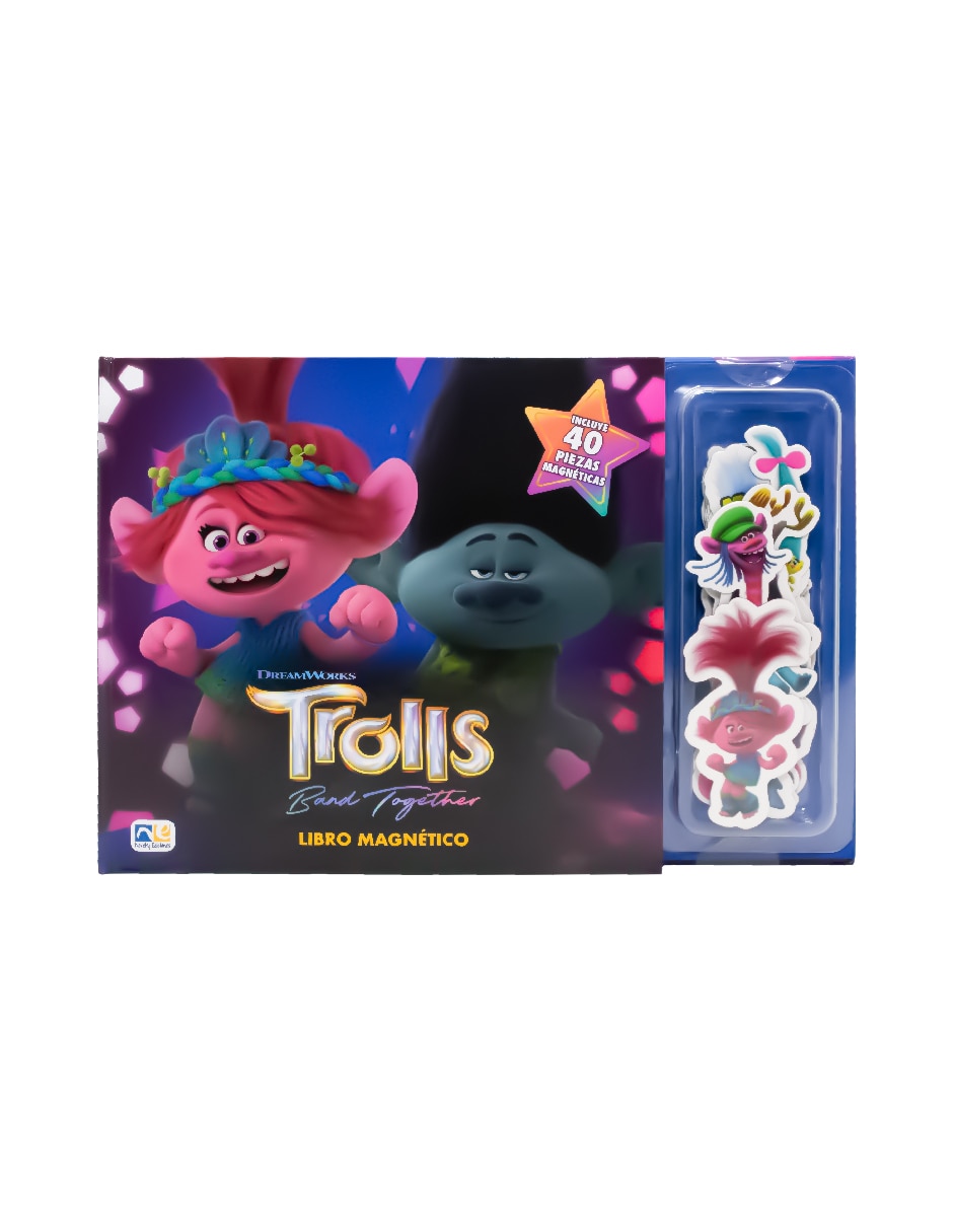 Libro Libro Magnético Trolls de 2