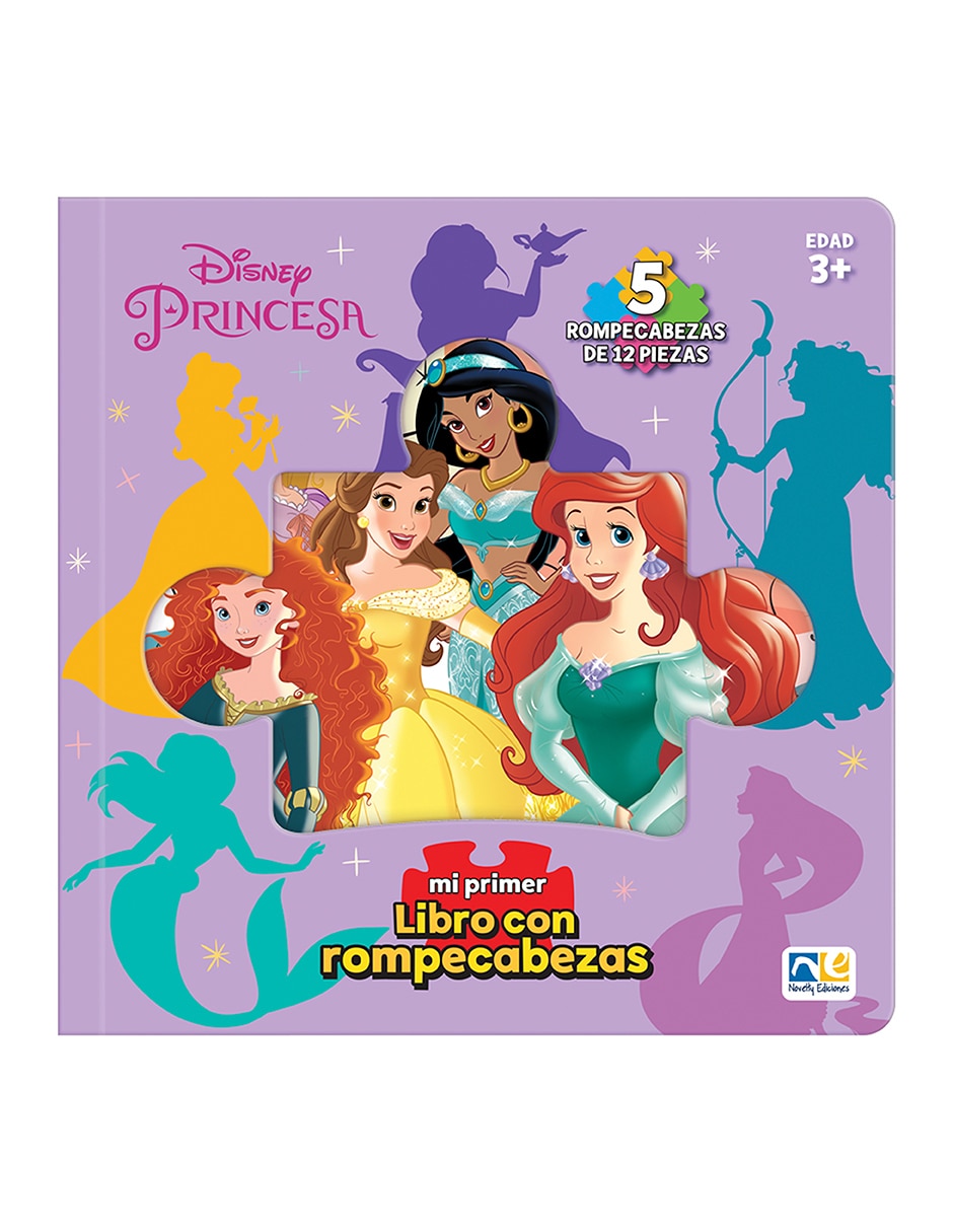 Libro con rompecabezas princesas de 1