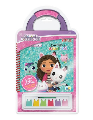 Libro Cuentos y acuarelas Gabby´s Dollhouse de Novelty Libro Cuentos y acuarelas Gabby´s Dollhouse de Novelty