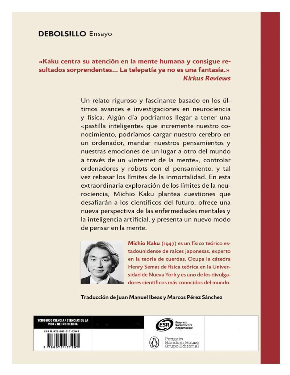 Libro El Futuro de Nuestra Mente de Michio Kaku